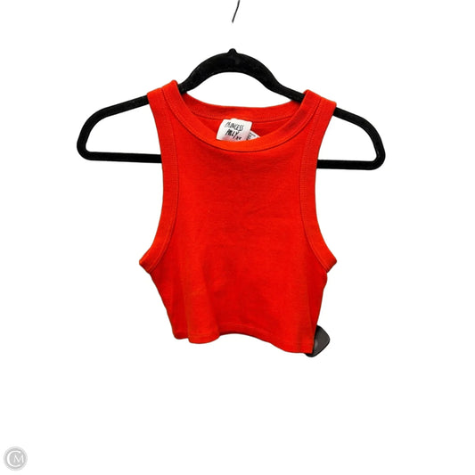 Top Sleeveless Basic By Princess Polly In Orange, Size: S