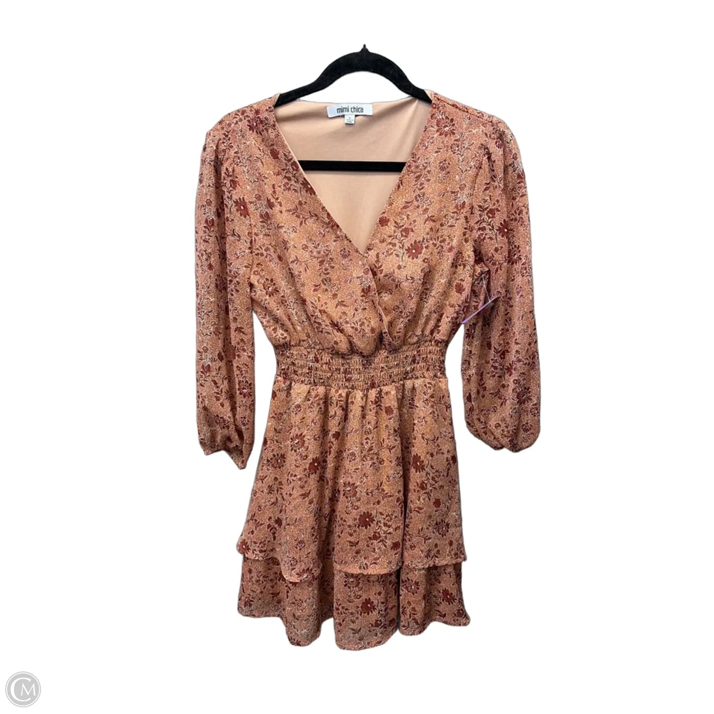 Dress Casual Short By Mimi Chica In Floral Print, Size: S