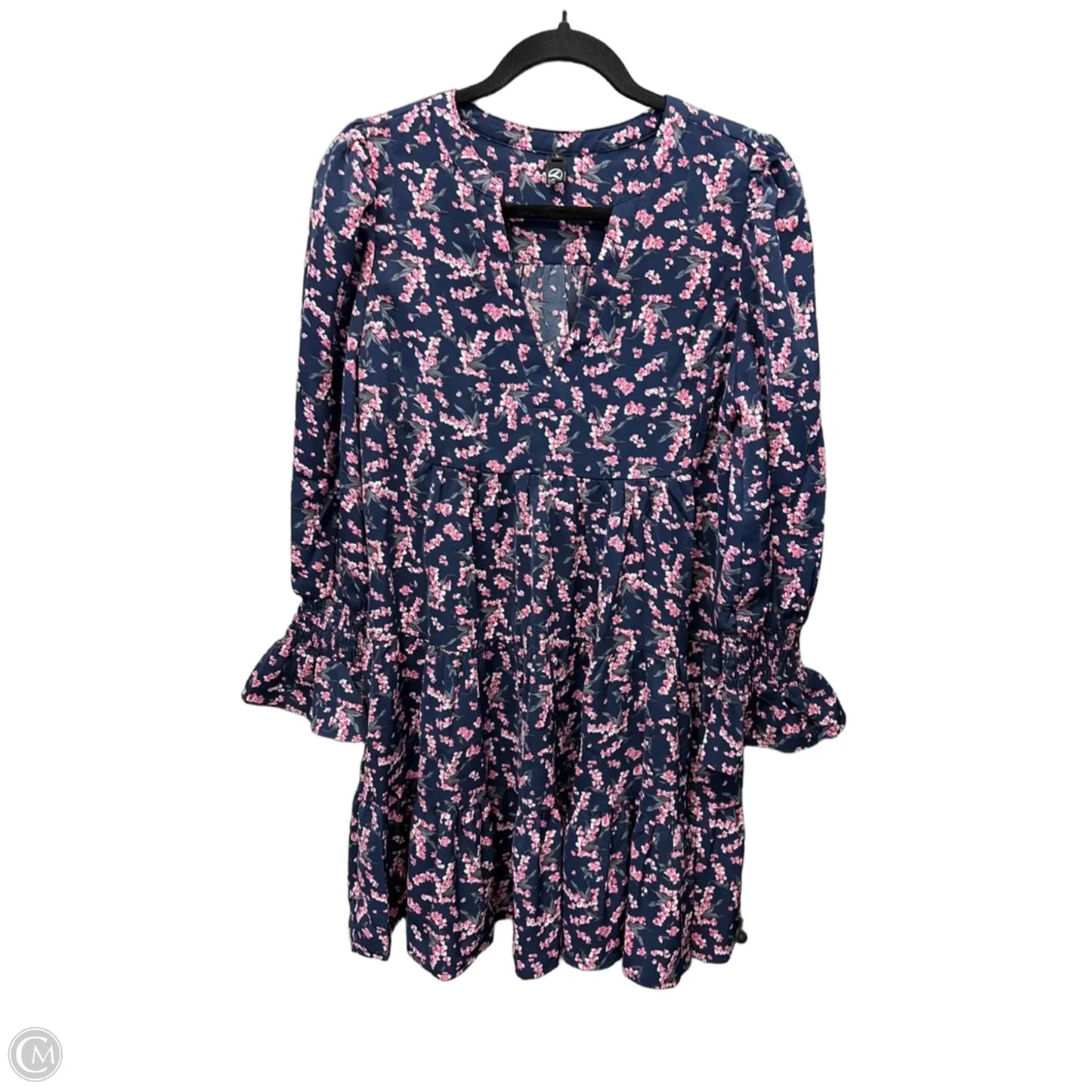 Dress Casual Short By Clothes Mentor In Floral Print, Size: L