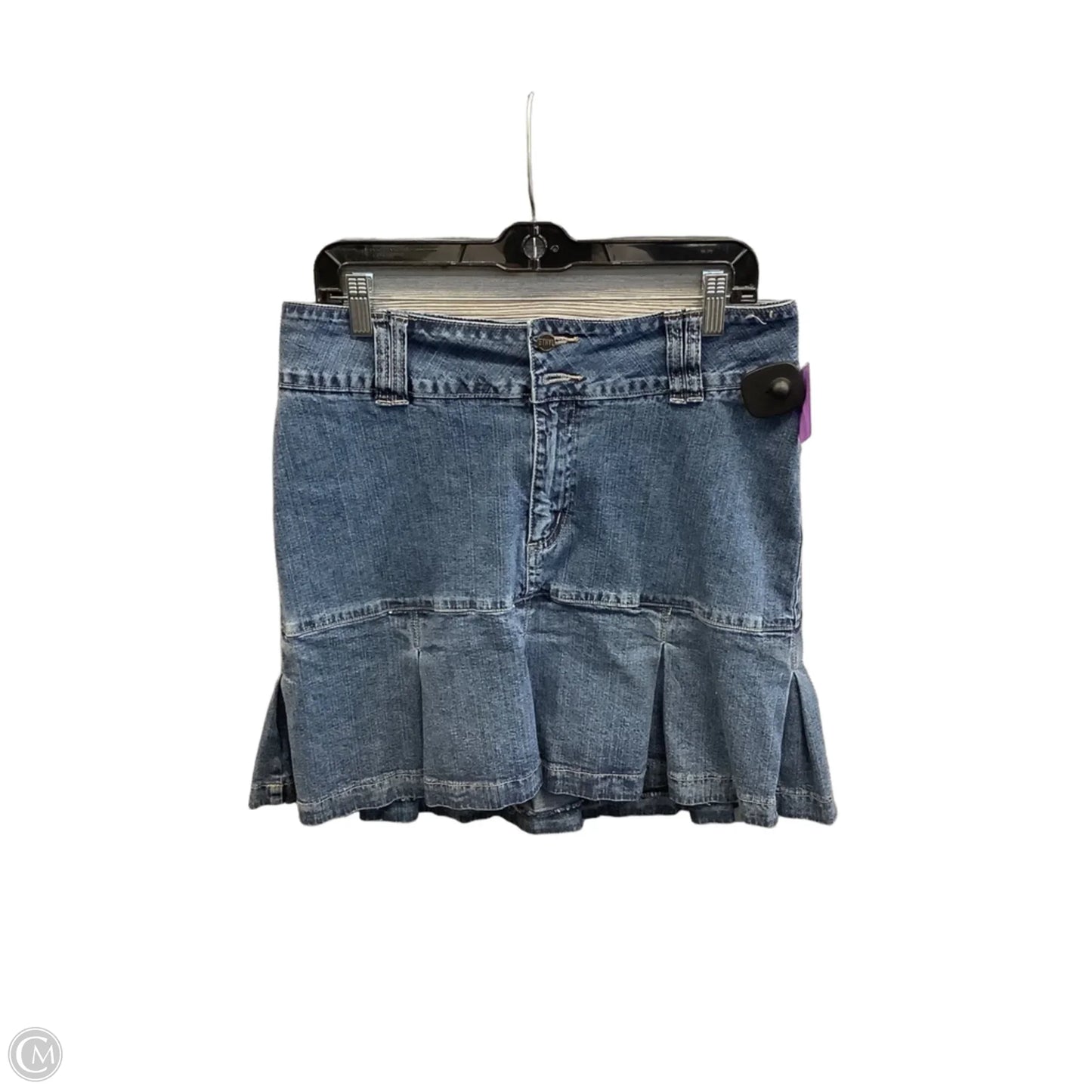 Skirt Midi By Ethyl In Blue Denim, Size: 10