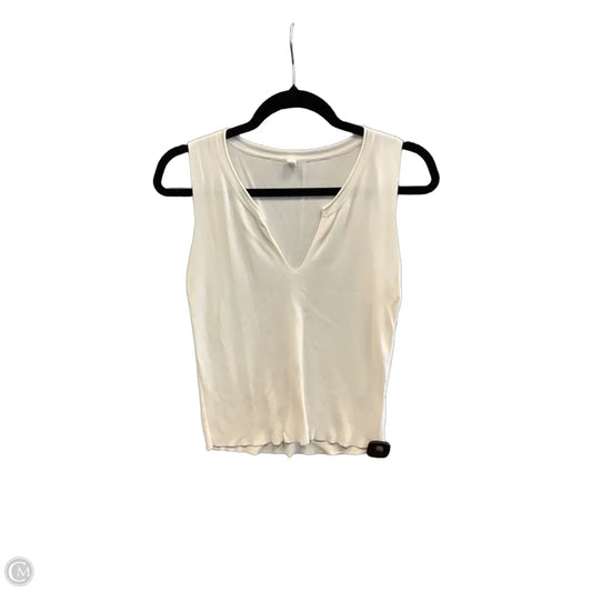 Top Sleeveless Basic By Wishlist In White, Size: M