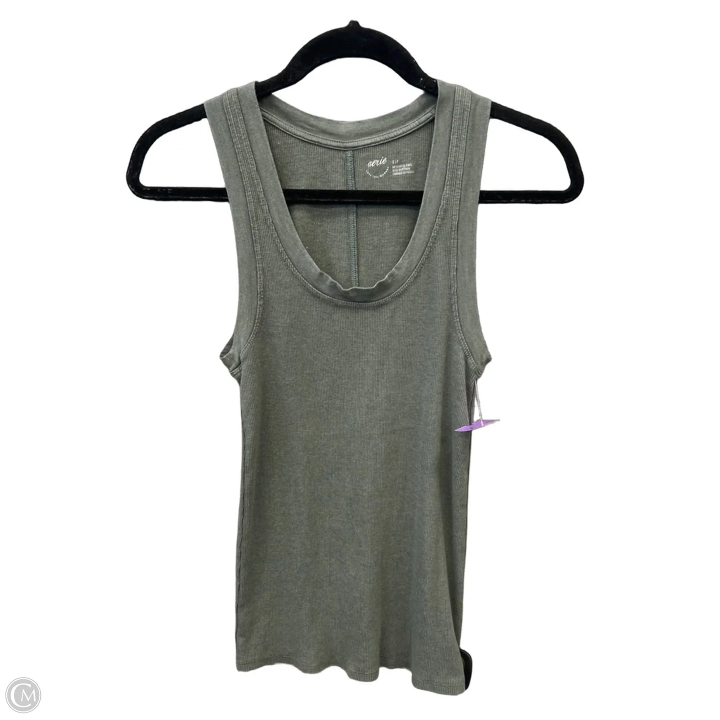 Top Sleeveless Basic By Aerie In Green, Size: Sp