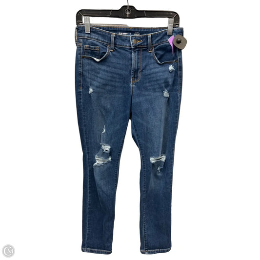Jeans Straight By Old Navy In Blue Denim, Size: 4