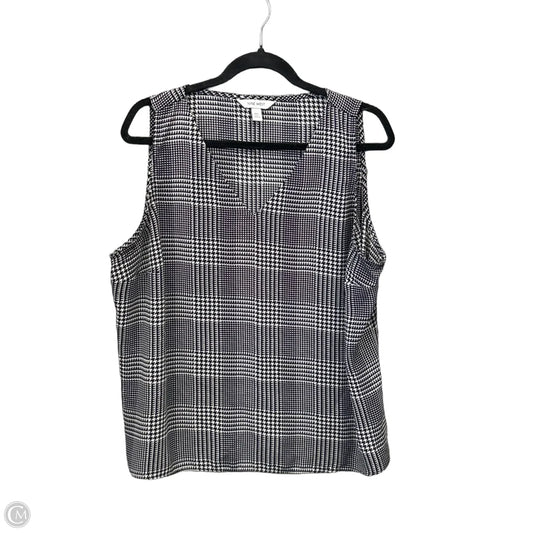 Top Sleeveless By Nine West In Black, Size: Xxl