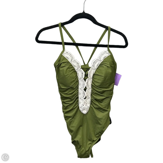 Swimsuit By Time And Tru In Green, Size: L