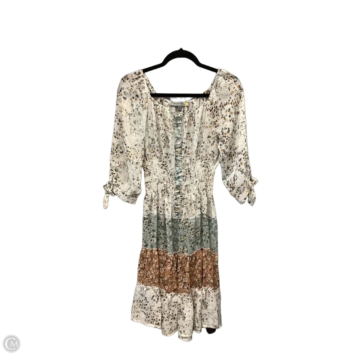 Dress Casual Midi By Figuero & Flower In Floral Print, Size: L