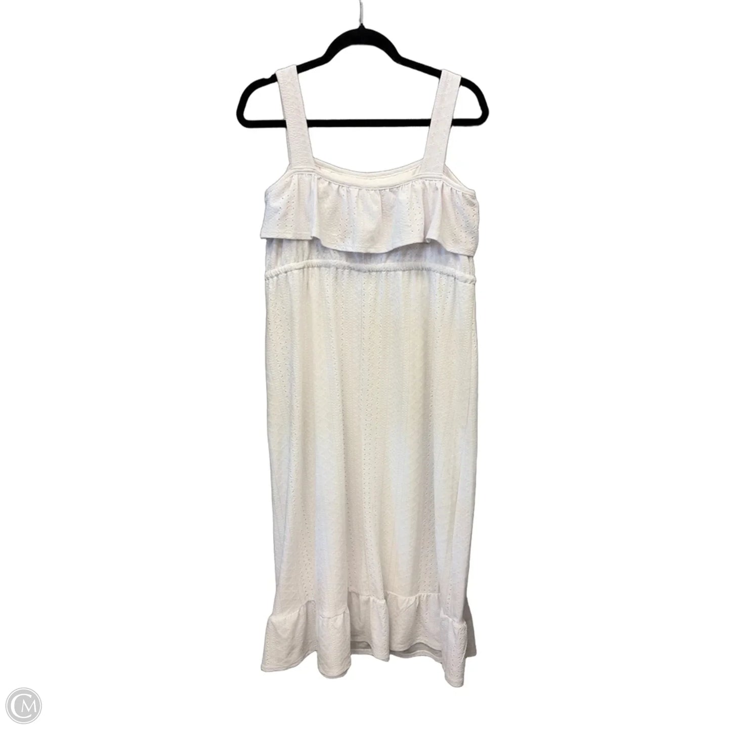 Dress Casual Maxi By Adyson Parker In White, Size: L