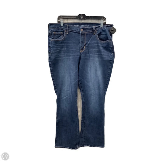 Jeans Straight By Old Navy In Blue Denim, Size: 16