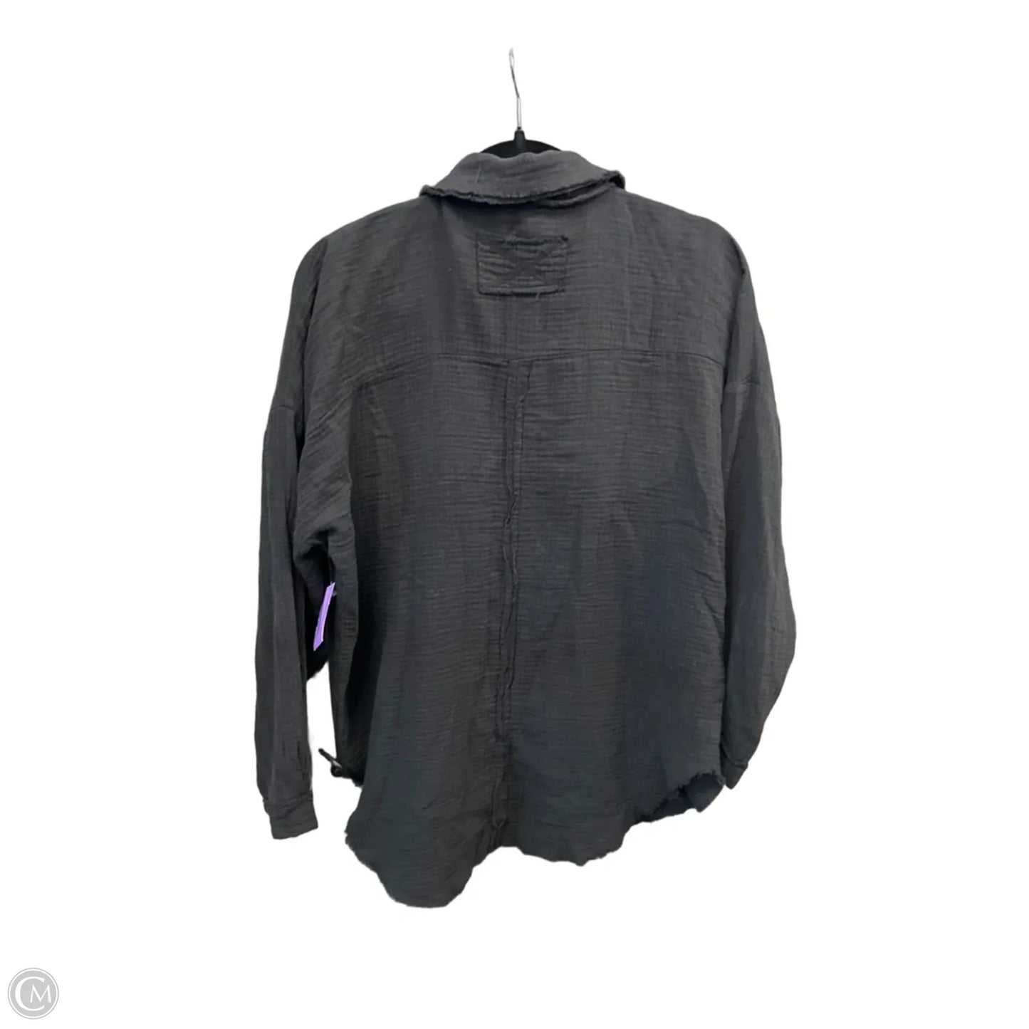Top Long Sleeve By Zenana In Black, Size: S