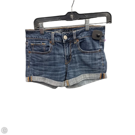 Shorts By American Eagle In Blue Denim, Size: 4
