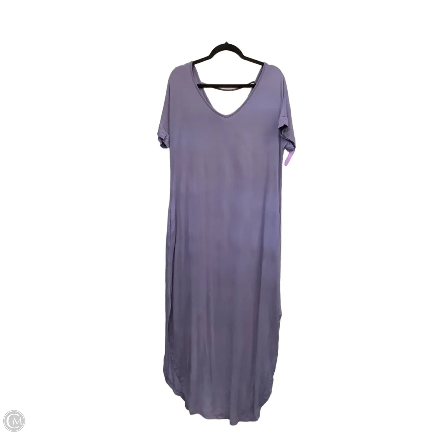 Dress Casual Midi By Clothes Mentor In Blue, Size: Xl