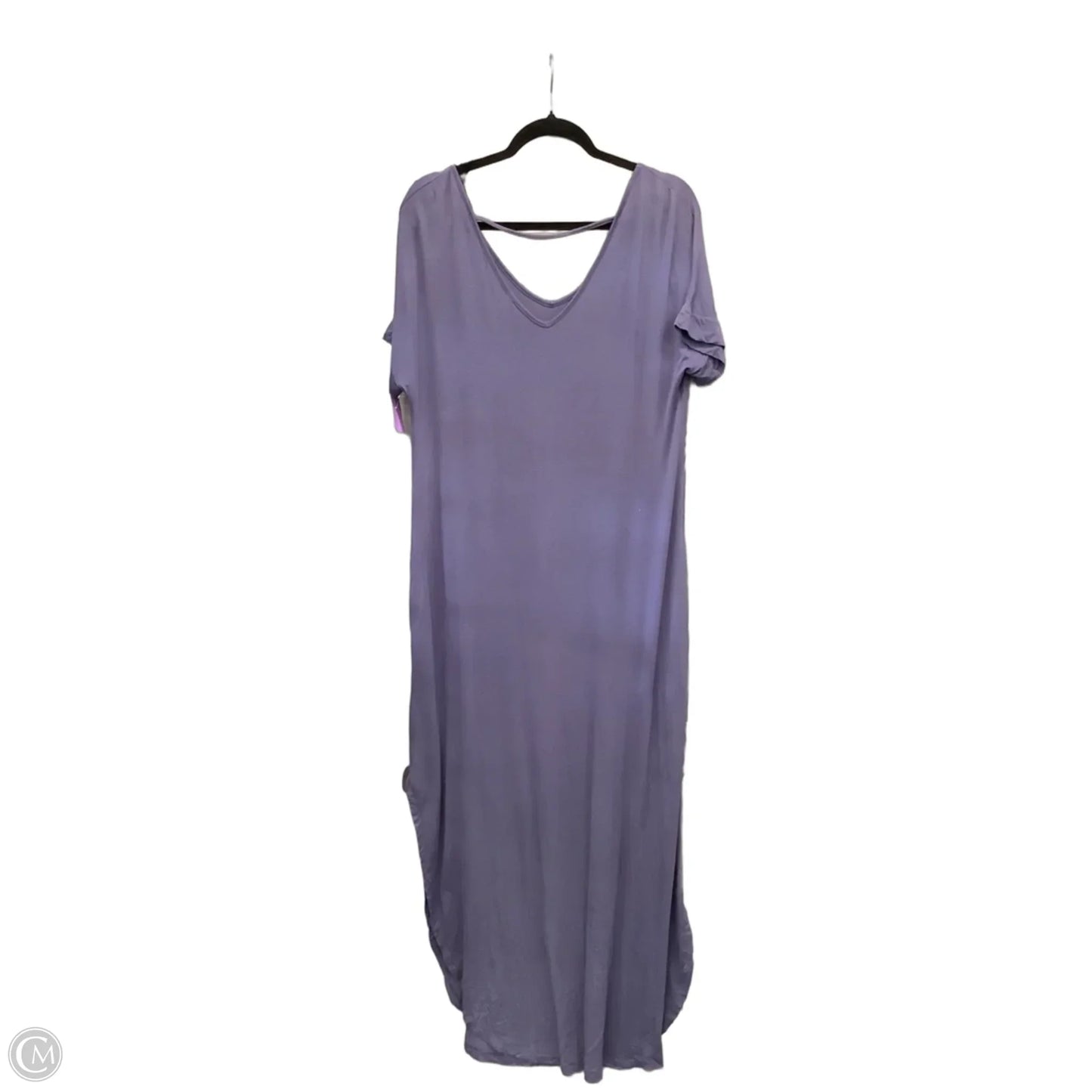 Dress Casual Midi By Clothes Mentor In Blue, Size: Xl