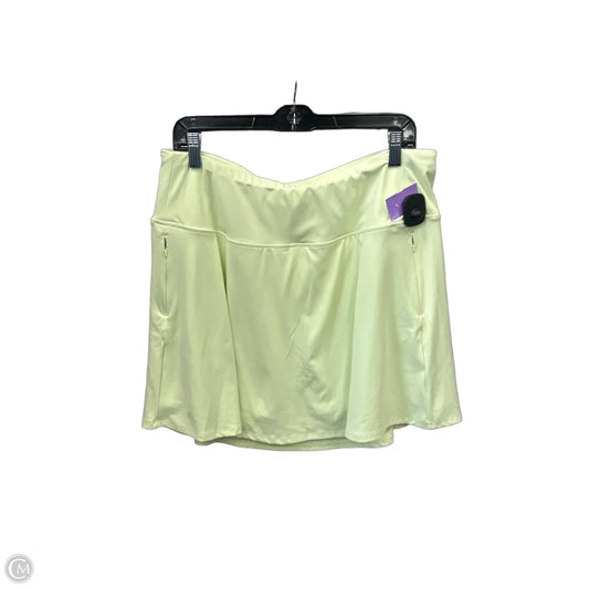 Athletic Skirt By Calia In Green, Size: Xxl