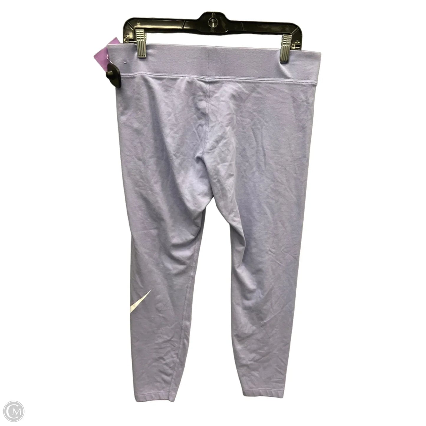 Athletic Leggings By Nike Apparel In Purple, Size: Xl