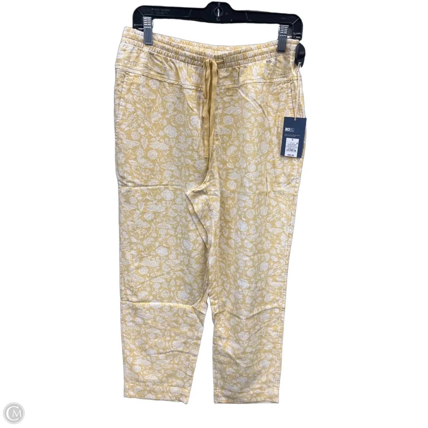 Pants Linen By Universal Thread In Yellow, Size: S