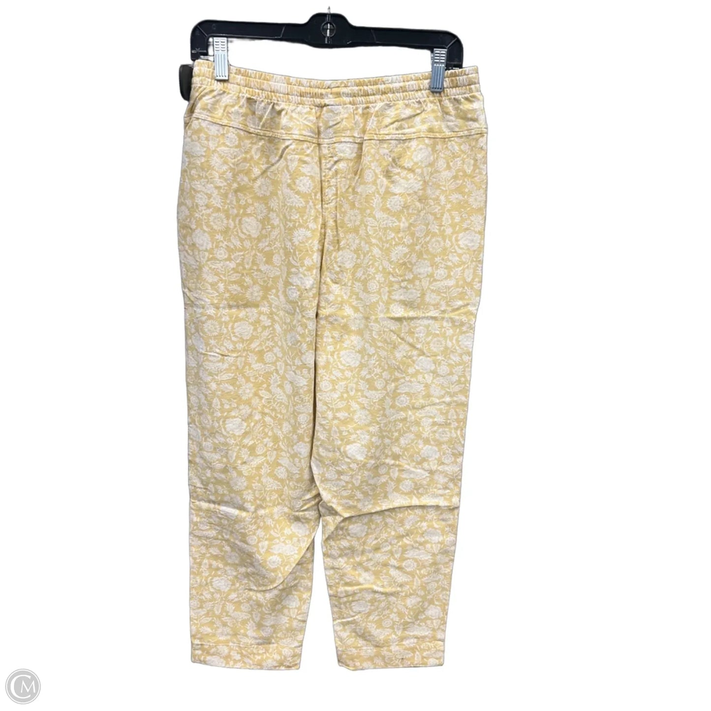 Pants Linen By Universal Thread In Yellow, Size: S