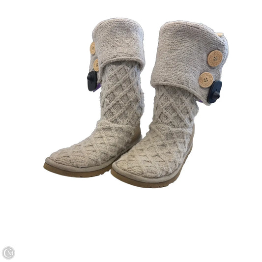 Boots Designer By Ugg In Grey, Size: 6