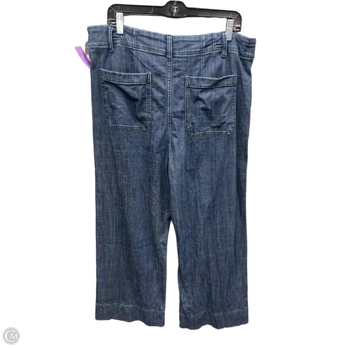 Jeans Wide Leg By Lc Lauren Conrad In Blue Denim, Size: 16