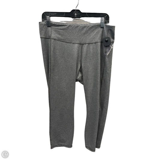 Athletic Leggings Capris By All In Motion In Grey, Size: Xl