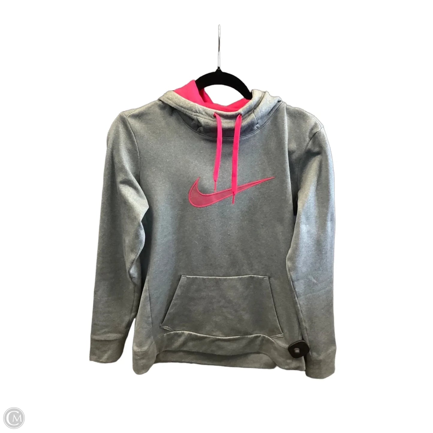 Athletic Sweatshirt Hoodie By Nike Apparel In Grey, Size: Sp