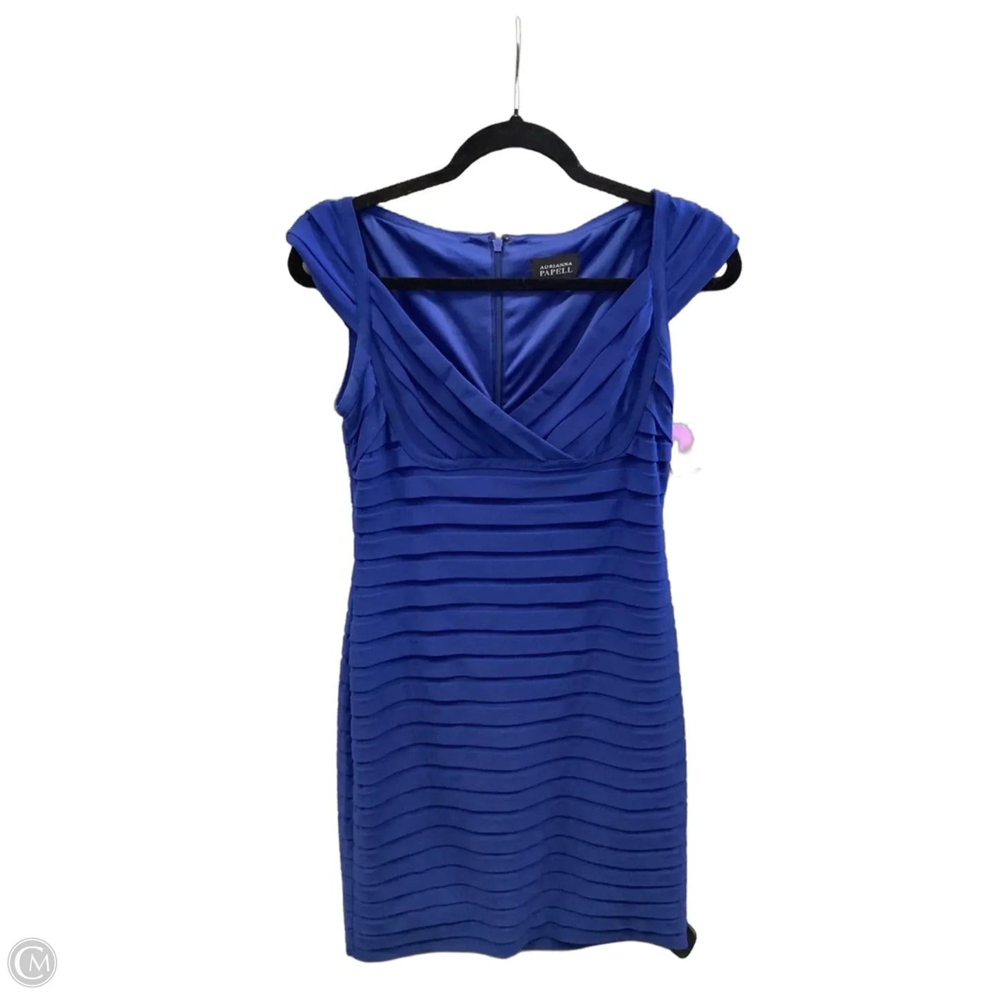 Dress Party Midi By Adrianna Papell In Blue, Size: M