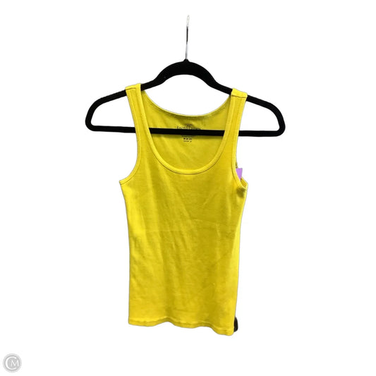 Top Sleeveless Basic By Faded Glory In Yellow, Size: M