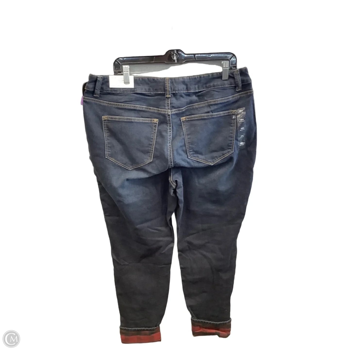 Jeans Jeggings By Maurices In Blue Denim, Size: 18