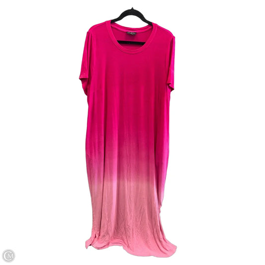 Dress Casual Maxi By Lane Bryant In Ombre Print, Size: 3x