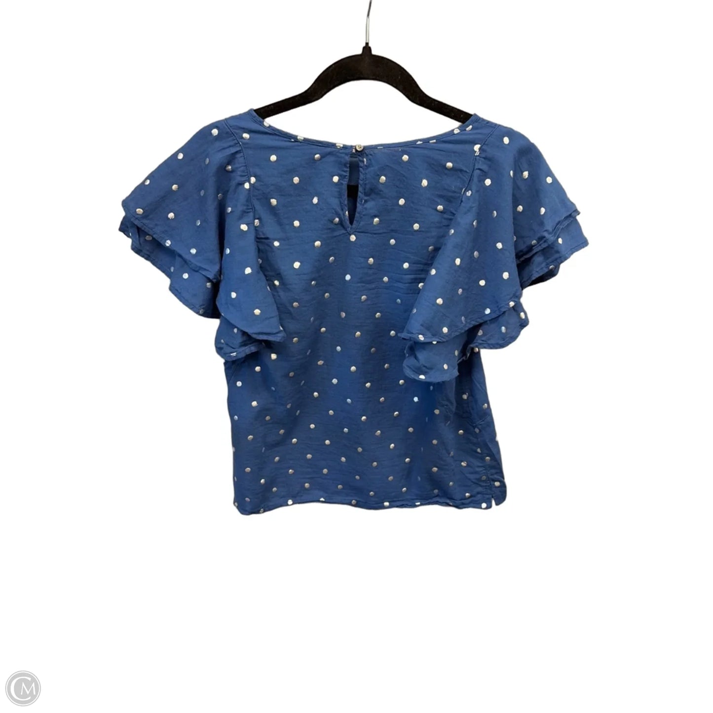 Top Short Sleeve By J. Crew In Blue, Size: Xs