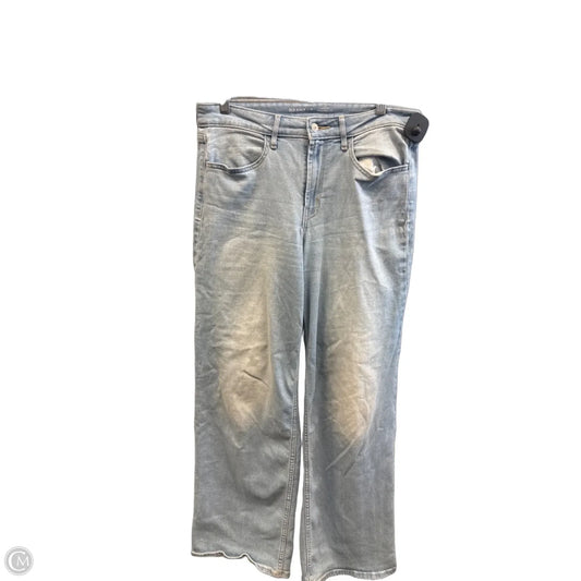 Jeans Wide Leg By Old Navy In Blue Denim, Size: 8