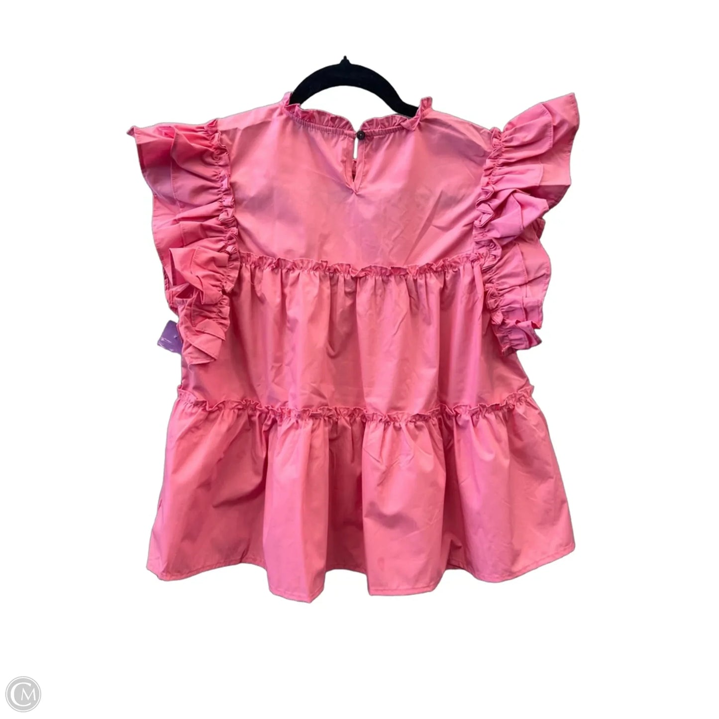 Top Short Sleeve By She + Sky In Pink, Size: S