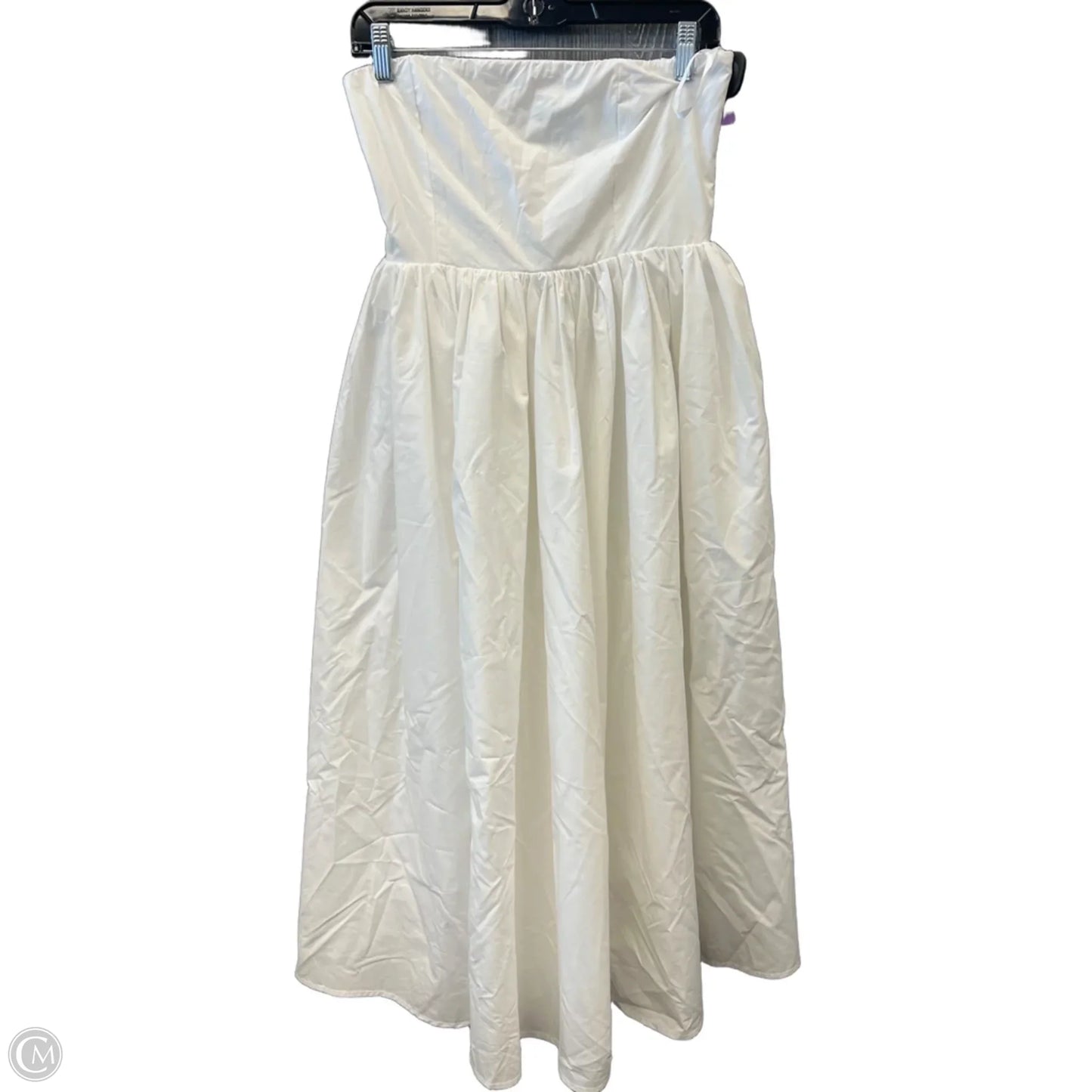 Dress Party Long By Clothes Mentor In White, Size: M