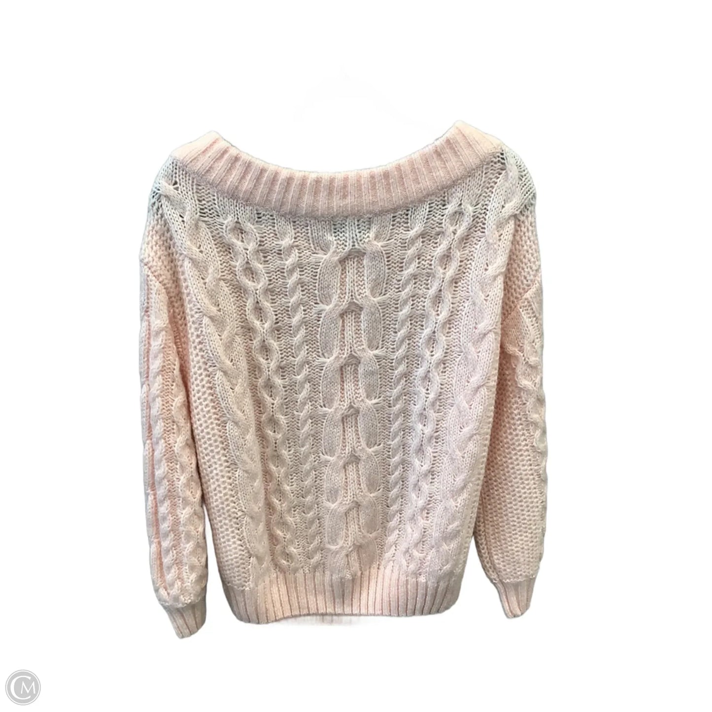 Sweater By Clothes Mentor In Pink, Size: S