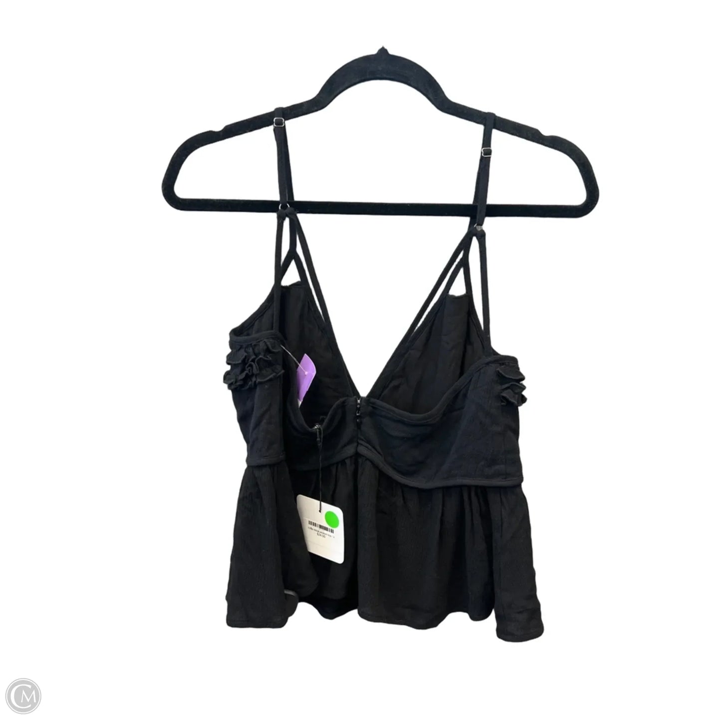 Top Sleeveless By Papermoon In Black, Size: S