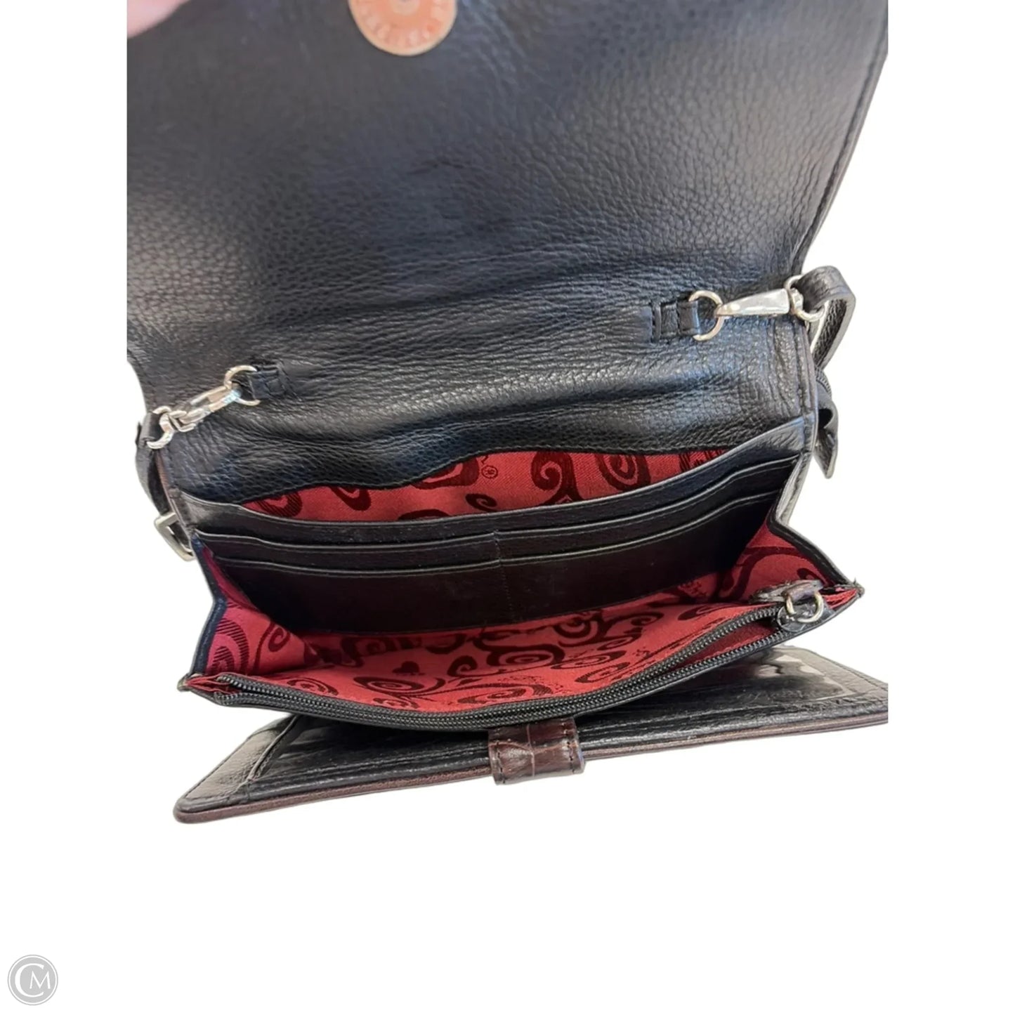 Crossbody Leather By Brighton, Size: Small