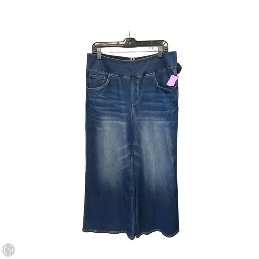 Pants Wide Leg By Halara In Blue Denim, Size: 16