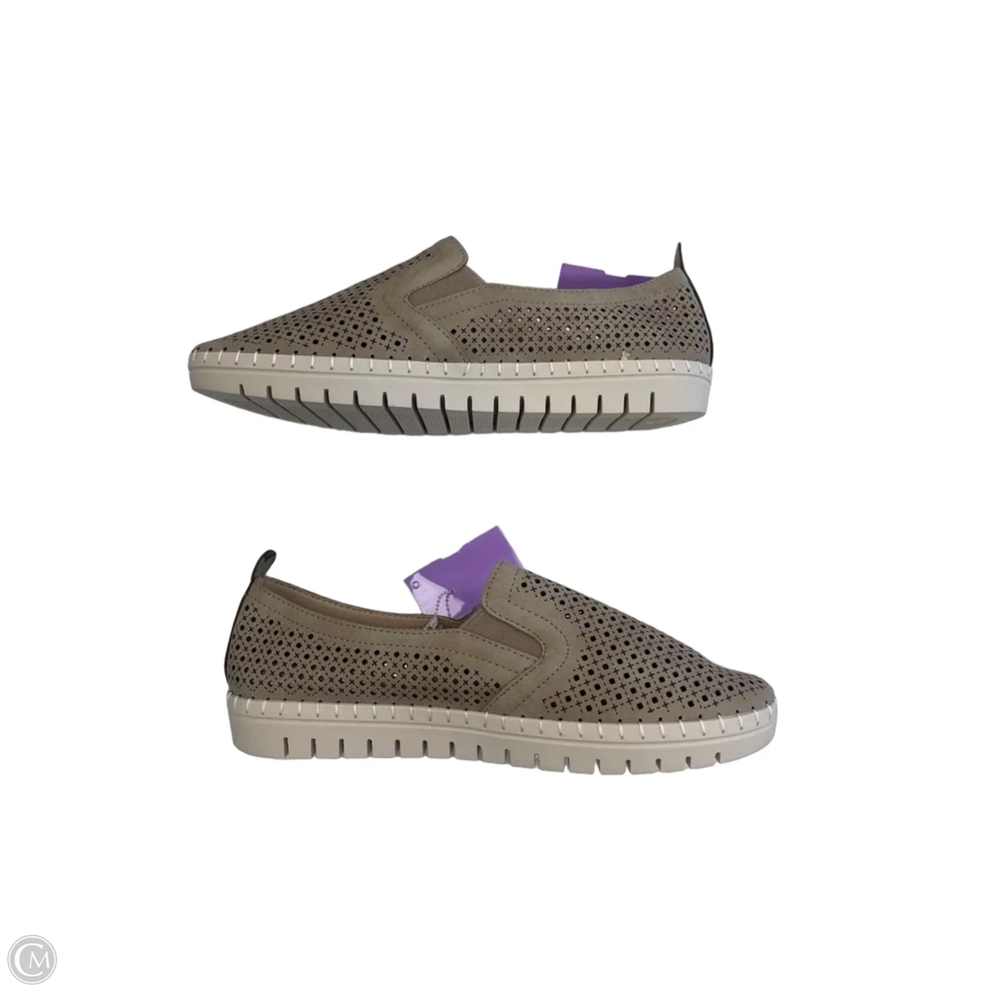 Shoes Flats By Easy Street In Tan, Size: 8