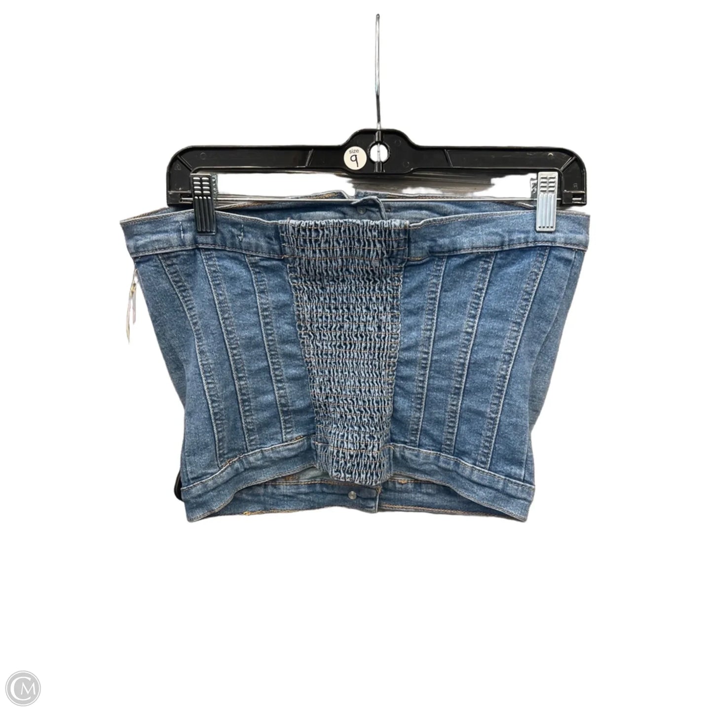 Top Sleeveless By Clothes Mentor In Blue Denim, Size: M