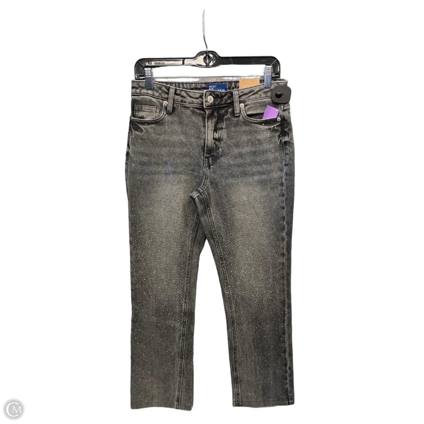 Jeans Straight By Clothes Mentor In Grey Denim, Size: 6