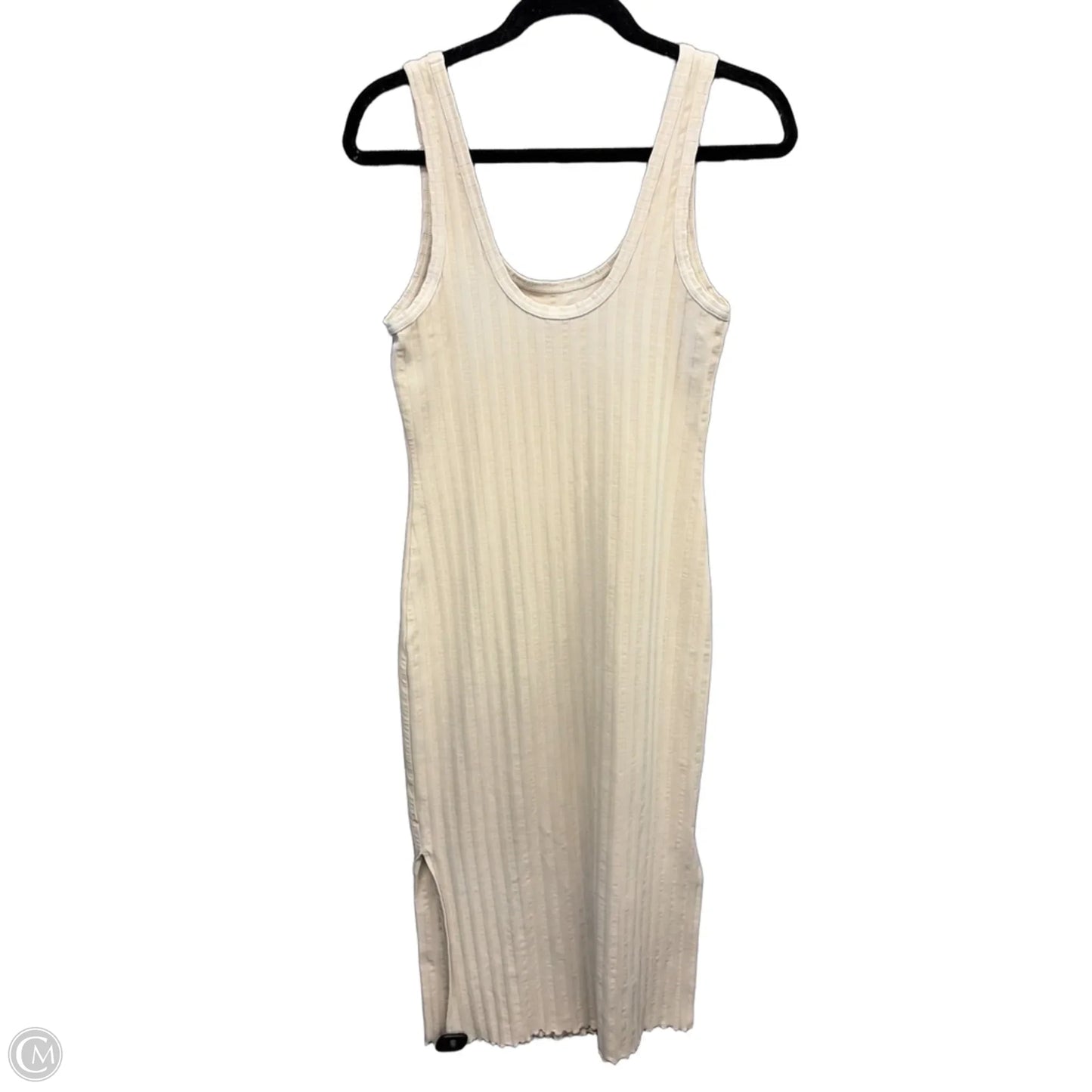 Dress Casual Maxi By Offline In Cream, Size: M