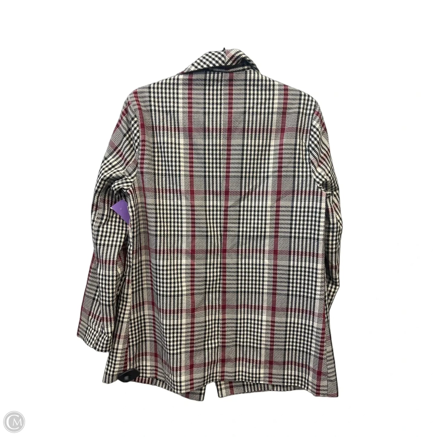 Blazer By Ophelia Roe In Plaid Pattern, Size: M