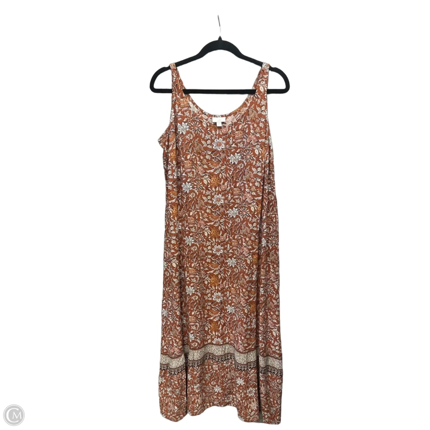 Dress Casual Maxi By J. Jill In Brown, Size: M
