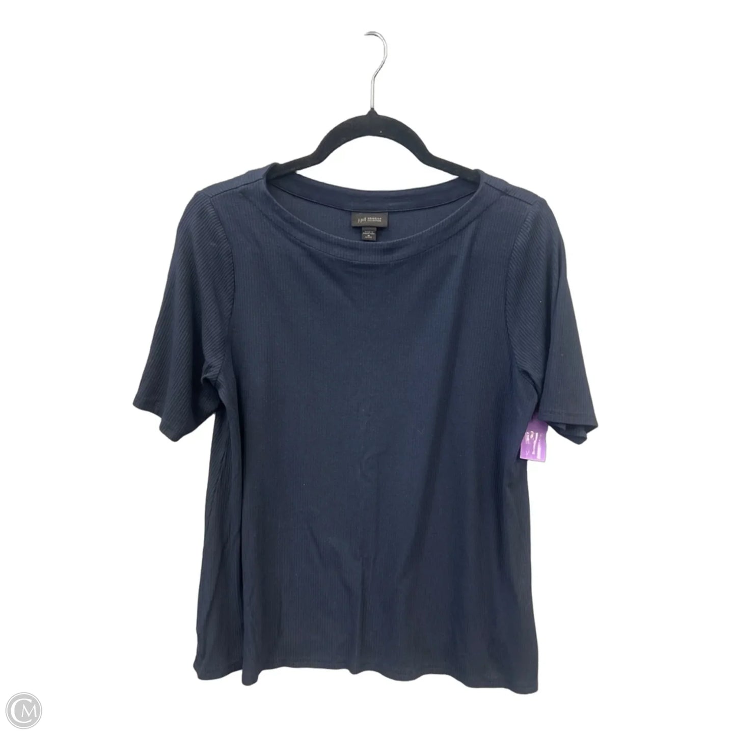 Top Short Sleeve By J. Jill In Navy, Size: Mp