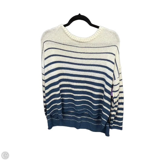 Sweater By Simply Southern In Striped Pattern, Size: L