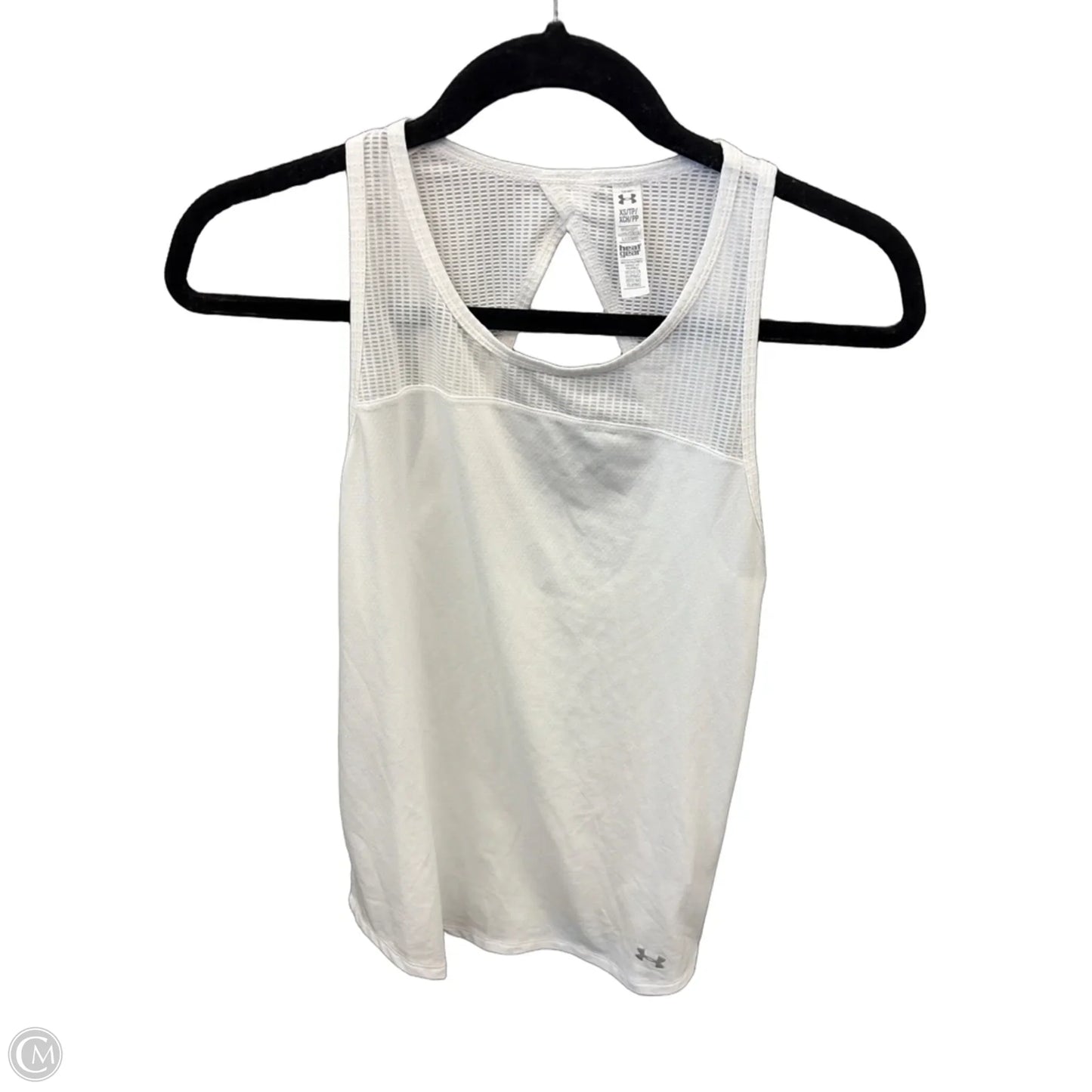 Athletic Tank Top By Under Armour In White, Size: Xs