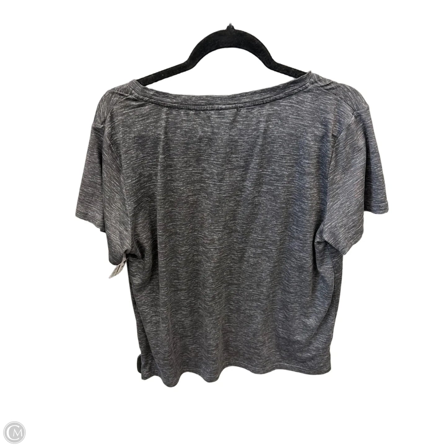 Top Short Sleeve By Tahari In Grey, Size: Xl