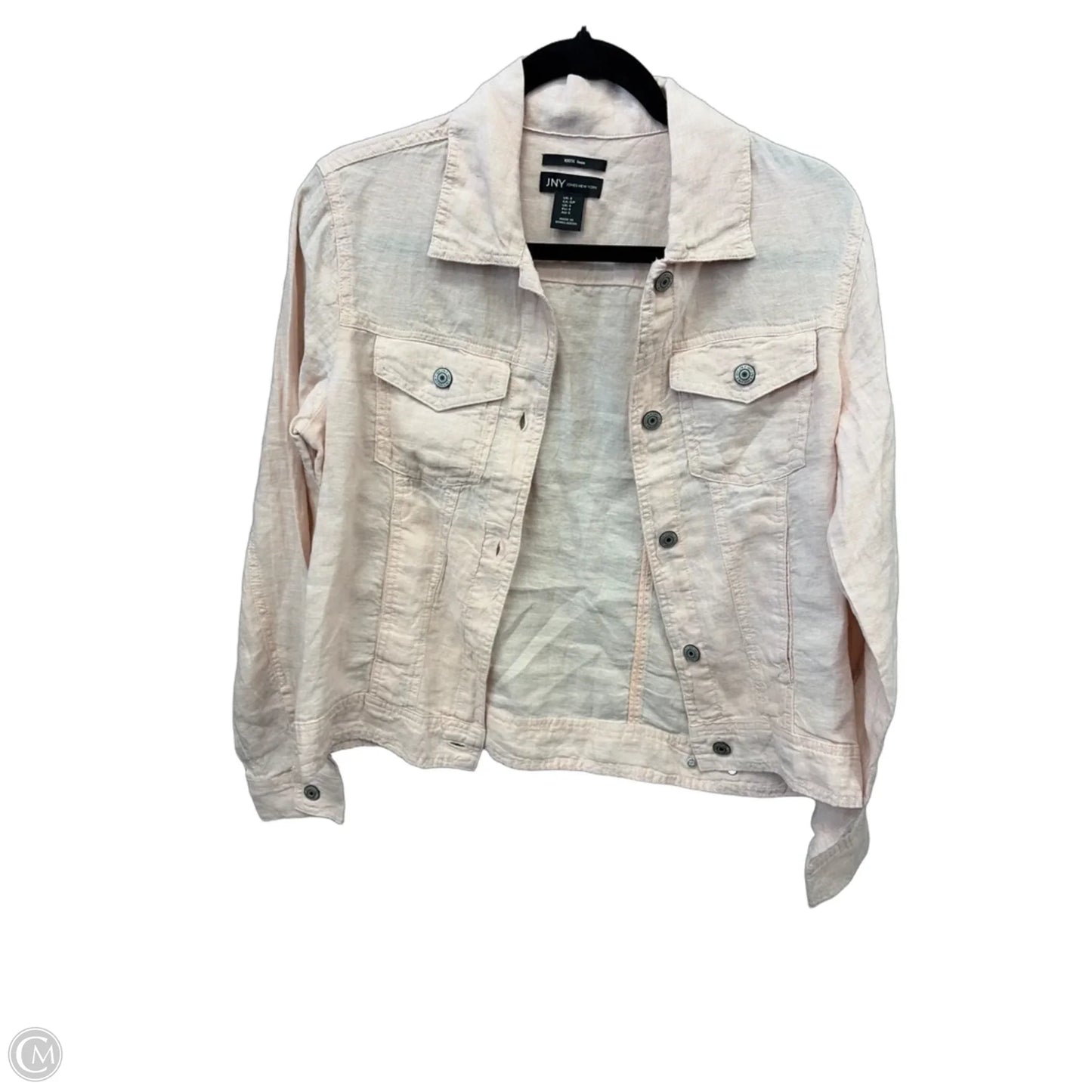 Top Long Sleeve By Jones New York In Pink, Size: S