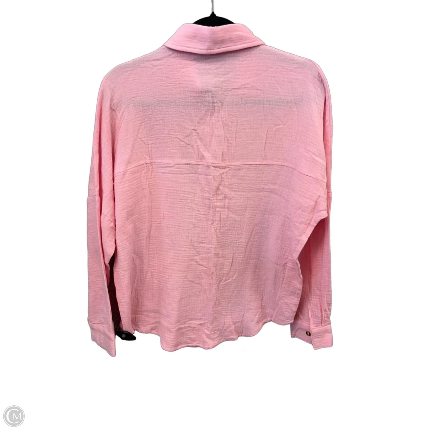 Top Long Sleeve By Clothes Mentor In Pink, Size: S