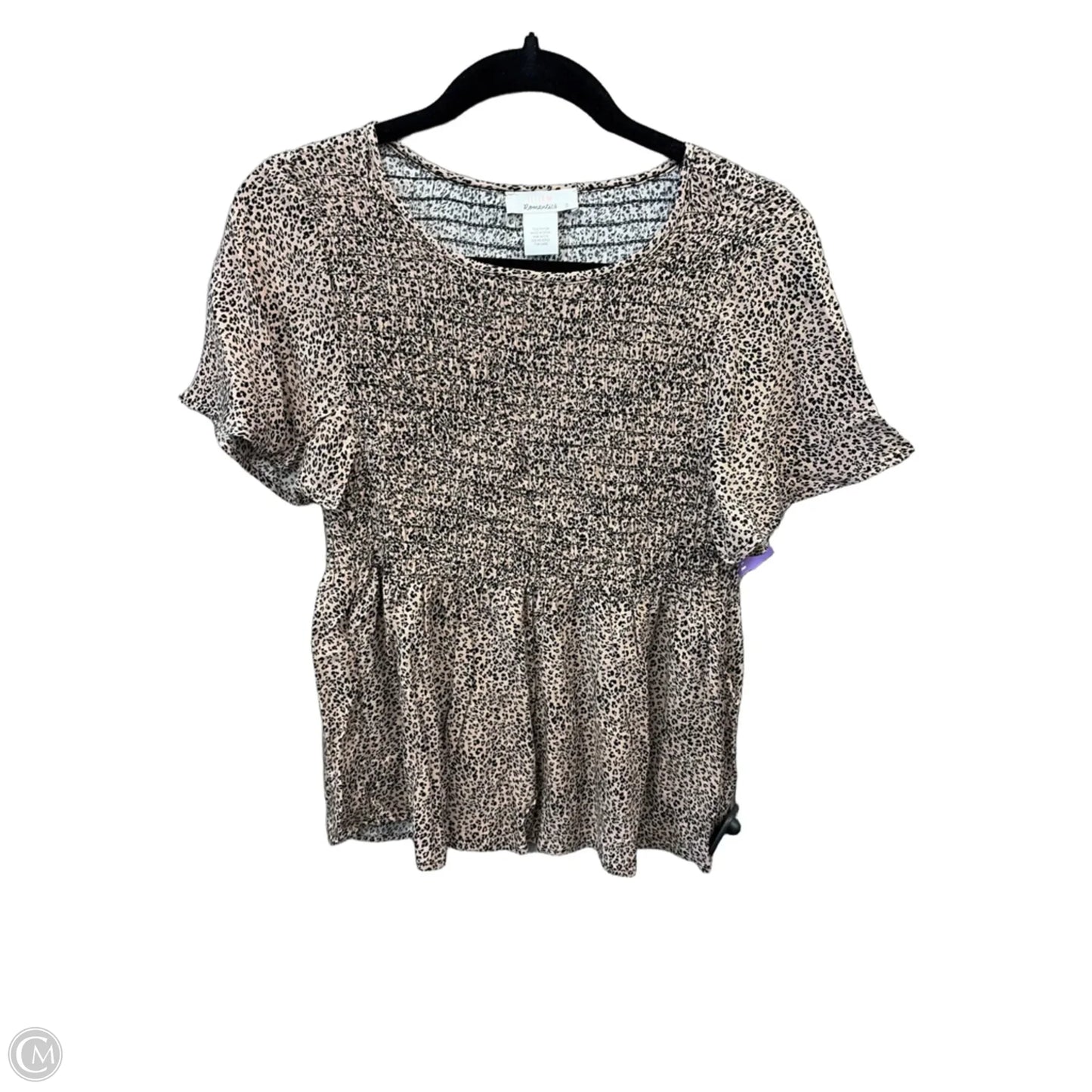 Top Short Sleeve By Urban Romantics In Pink, Size: S
