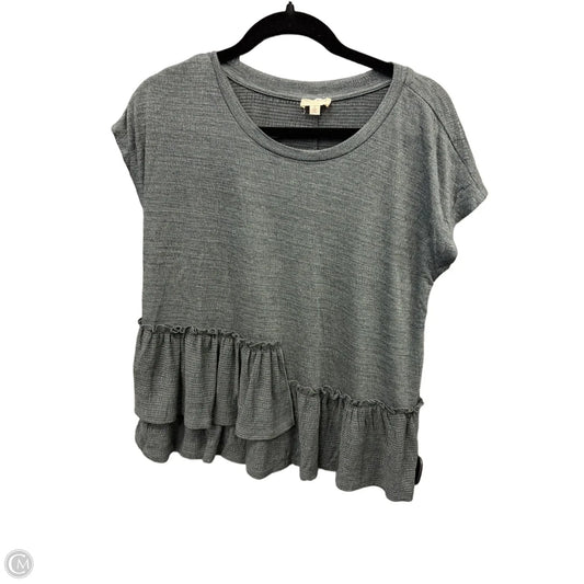 Top Short Sleeve By Hem & Thread In Green, Size: S